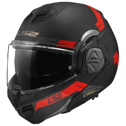 LS2 Advant Bend Matt Black Red-06