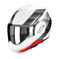 Scorpion EXO-TECH EVO GENRE Matt White-Silver-Red