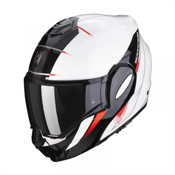 Scorpion EXO-TECH EVO PRIMUS Pearl White-Black 1 Scorpion EXO-TECH EVO PRIMUS Pearl White-Black
